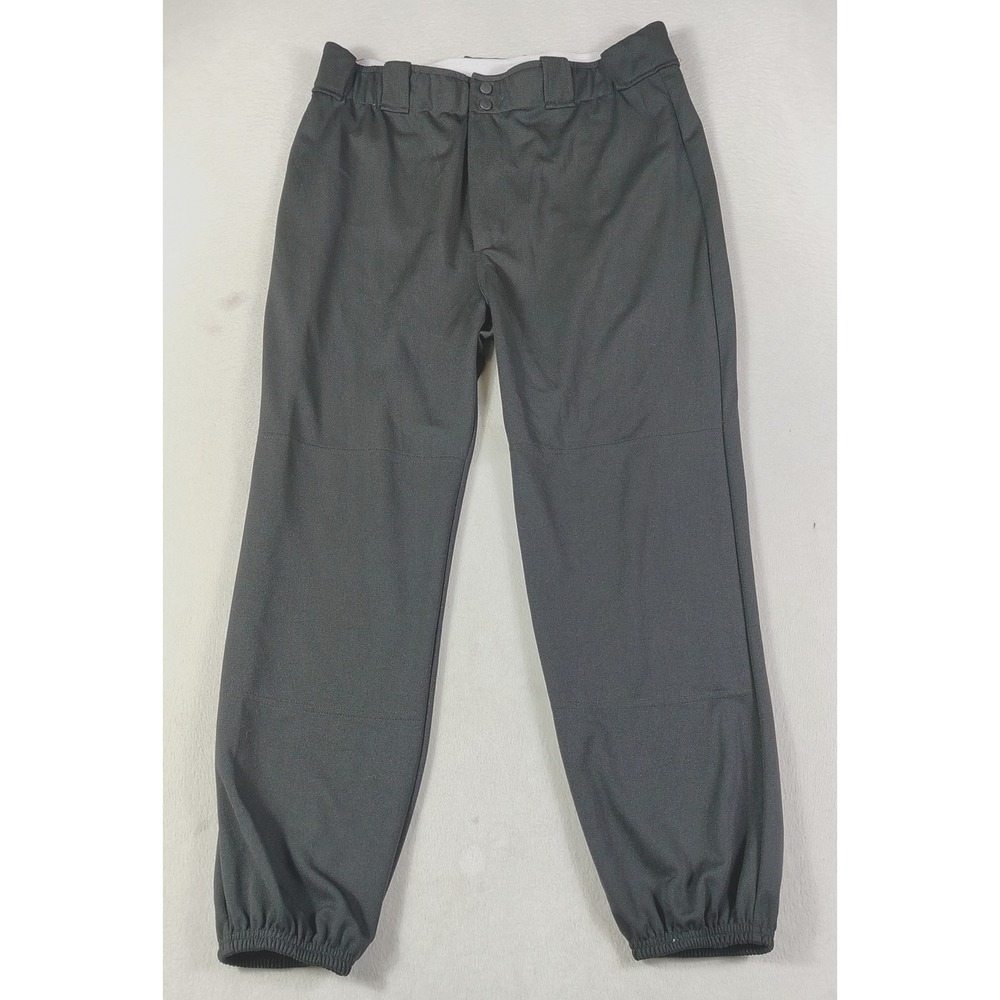 Rawlings Baseball Pants Mens 2XL Black Adult Elastic Cuff Polyester MTB4000RW